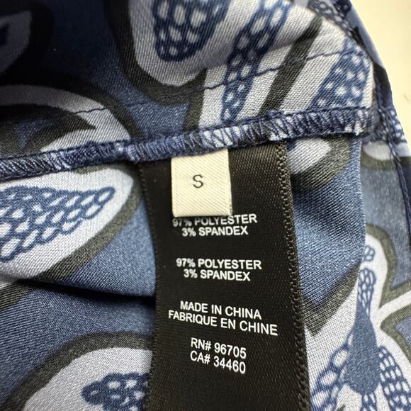 Rebecca Taylor Vera Fleur Classy Chic Tie Front Blouse Women's Size Small - Picture 9 of 10